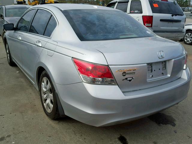 1HGCP26899A086838 - 2009 HONDA ACCORD EXL SILVER photo 3