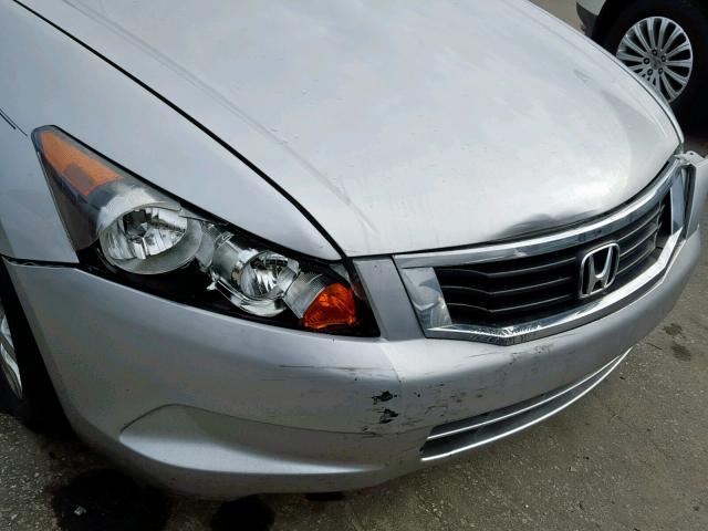 1HGCP26899A086838 - 2009 HONDA ACCORD EXL SILVER photo 9