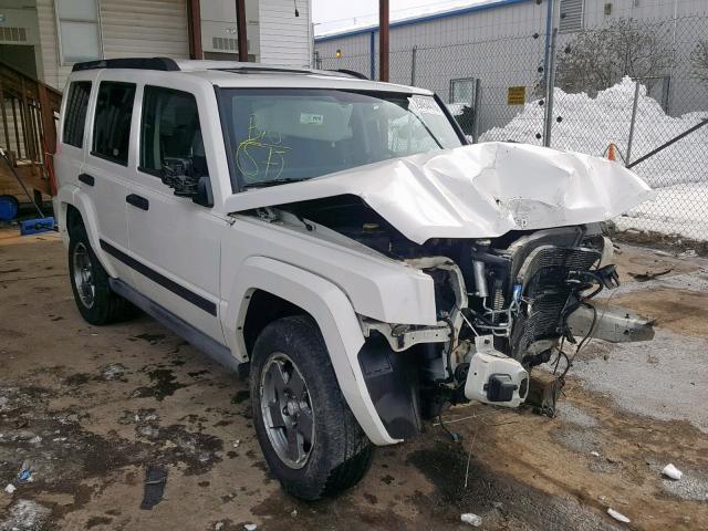 1J8HG48K86C229022 - 2006 JEEP COMMANDER WHITE photo 1