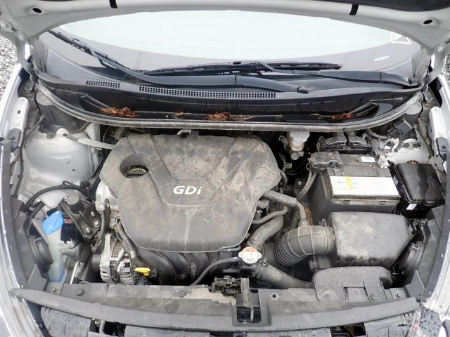 KNADN5A33D6235940 - 2013 KIA RIO EX SILVER photo 7