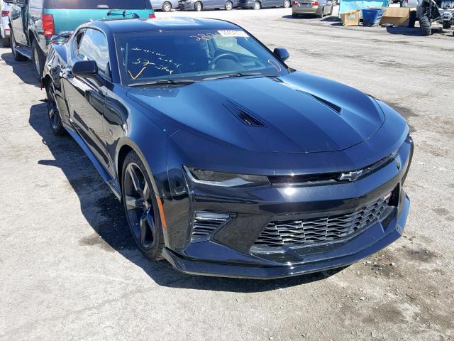 1G1FH1R79J0120432 - 2018 CHEVROLET CAMARO SS BLACK photo 1