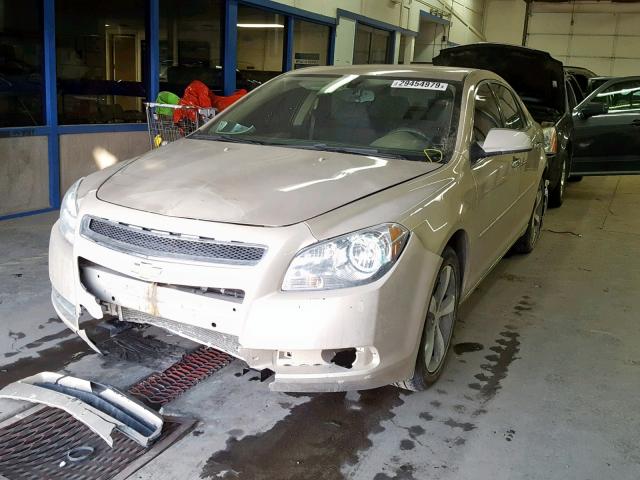 1G1ZC5E04CF143774 - 2012 CHEVROLET MALIBU 1LT 金色 照片 2