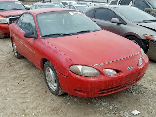 3FAKP1132YR117633 - 2000 FORD ESCORT ZX2 RED photo 1