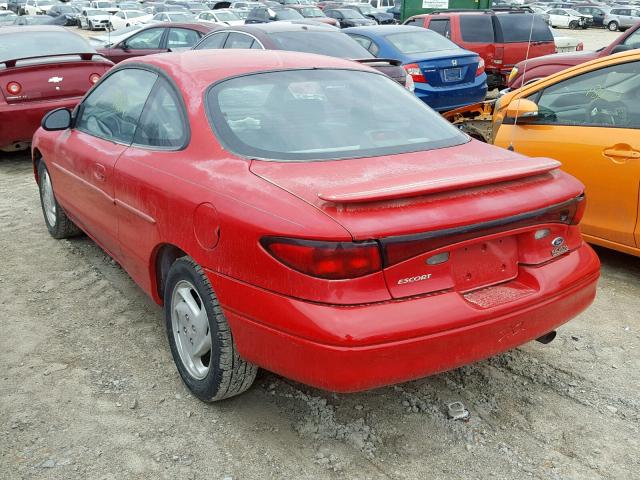 3FAKP1132YR117633 - 2000 FORD ESCORT ZX2 RED photo 3