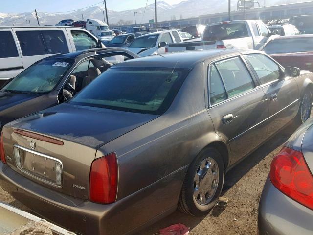 1G6KE57Y82U257831 - 2002 CADILLAC DEVILLE DH GRAY photo 4