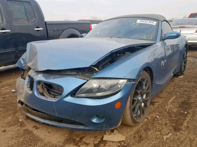 4USBT33545LS58367 - 2005 BMW Z4 2.5 BLUE photo 2