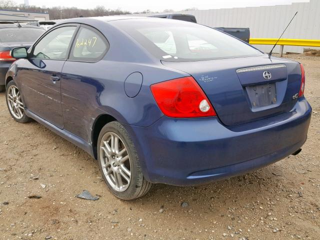 JTKDE167550029460 - 2005 TOYOTA SCION TC ლურჯი ფოტო 3