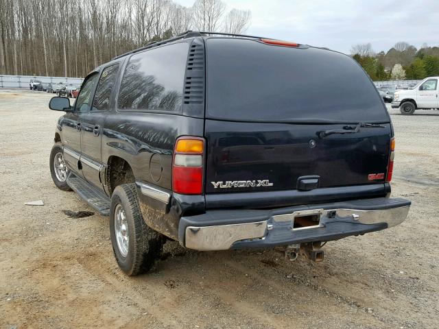 1GKEC16T91J287715 - 2001 GMC YUKON XL C BLACK photo 3