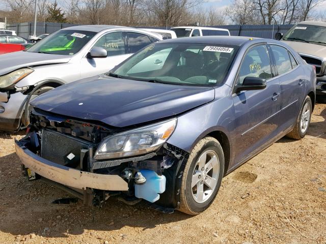 1G11B5SL2EF105509 - 2014 CHEVROLET MALIBU LS GRAY photo 2