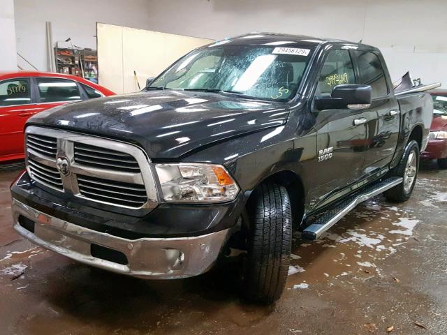 1C6RR7LG3HS828825 - 2017 RAM 1500 SLT BLACK photo 2