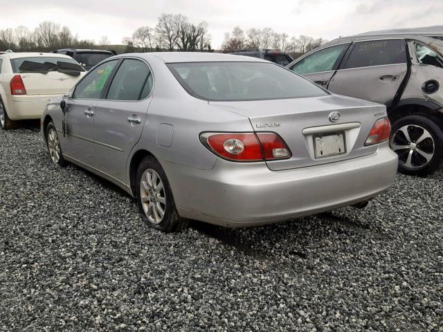 JTHBF30G120059145 - 2002 LEXUS ES 300 SILVER photo 3