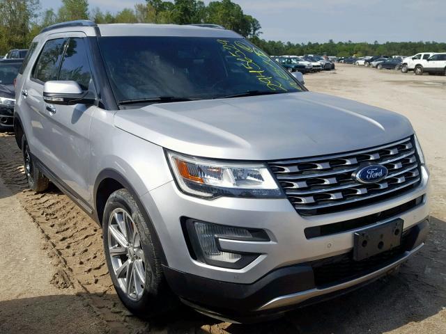 1FM5K7F83HGB47725 - 2017 FORD EXPLORER L SILVER photo 1