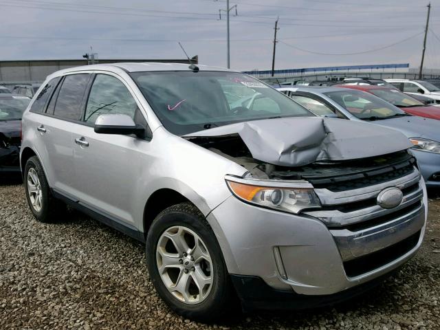 2FMDK3JCXBBB64827 - 2011 FORD EDGE SEL SILVER photo 1