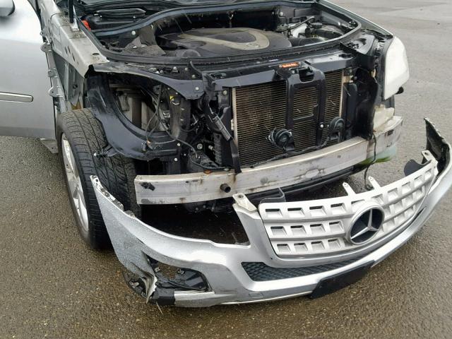 4JGBB86E99A515800 - 2009 MERCEDES-BENZ ML 350 SILVER photo 9