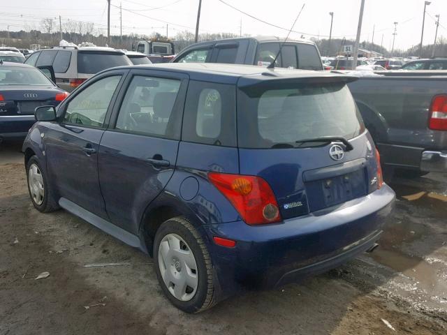 JTKKT624040055159 - 2004 TOYOTA SCION XA BLUE photo 3