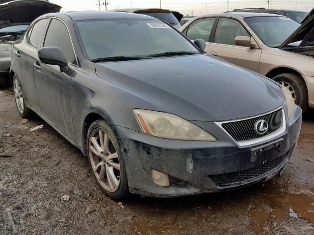 JTHBK262465019281 - 2006 LEXUS IS 250 BLACK photo 1