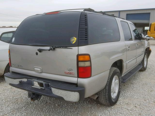 3GKEC16Z74G335383 - 2004 GMC YUKON XL C TAN photo 4