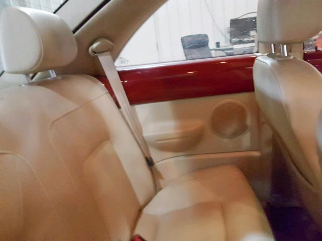 3VWRW31CX8M500673 - 2008 VOLKSWAGEN NEW BEETLE წითელი ფოტო 6