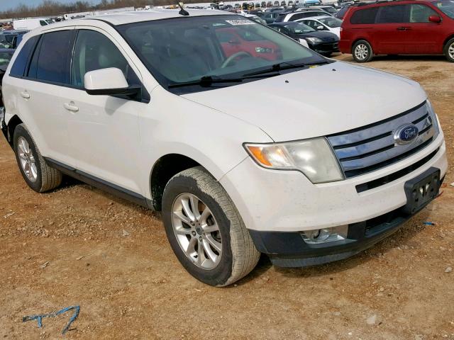 2FMDK38C09BA85926 - 2009 FORD EDGE SEL WHITE photo 1