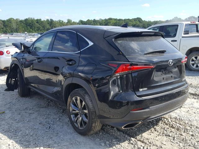 JTJYARBZ0J2111361 - 2018 LEXUS NX 300 BLACK photo 3