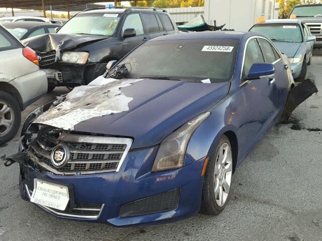 1G6AB5R32D0157613 - 2013 CADILLAC ATS LUXURY BLUE photo 2