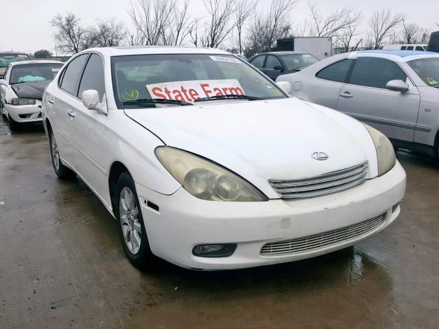 JTHBF30G330112980 - 2003 LEXUS ES 300 WHITE photo 1