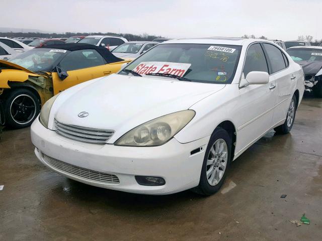 JTHBF30G330112980 - 2003 LEXUS ES 300 WHITE photo 2