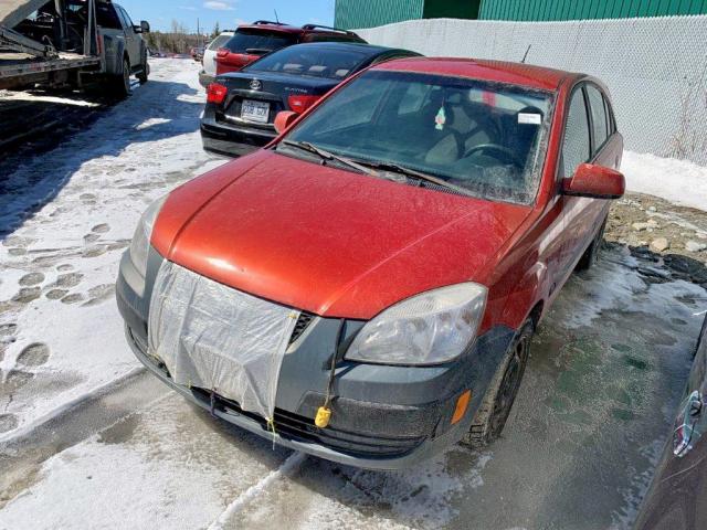 KNADE163466152859 - 2006 KIA RIO 5 RED photo 2