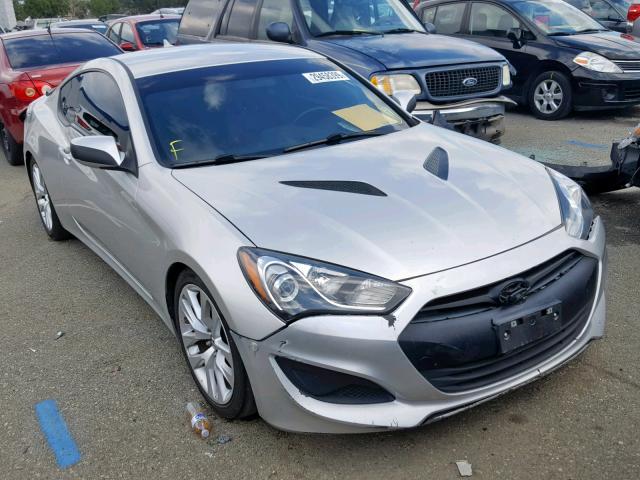 KMHHT6KD5DU089006 - 2013 HYUNDAI GENESIS CO SILVER photo 1