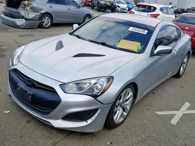 KMHHT6KD5DU089006 - 2013 HYUNDAI GENESIS CO SILVER photo 2