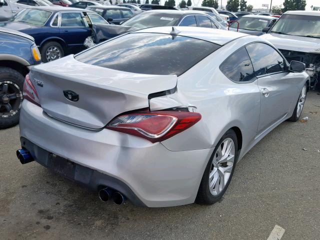 KMHHT6KD5DU089006 - 2013 HYUNDAI GENESIS CO SILVER photo 4