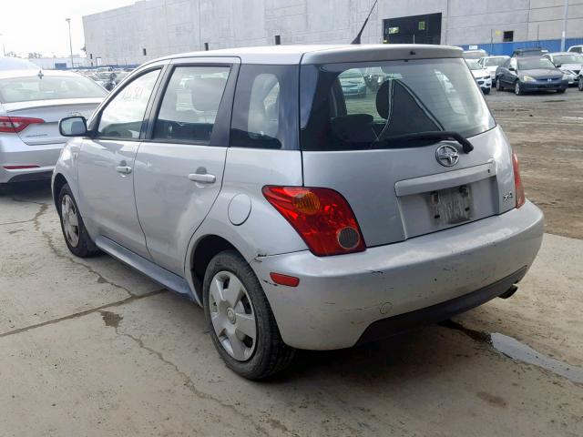 JTKKT624240065790 - 2004 TOYOTA SCION XA SILVER photo 3