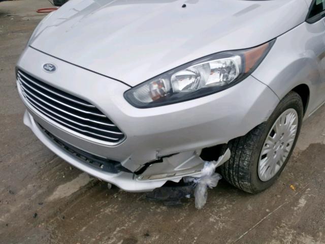 3FADP4AJ9FM189741 - 2015 FORD FIESTA S SILVER photo 9