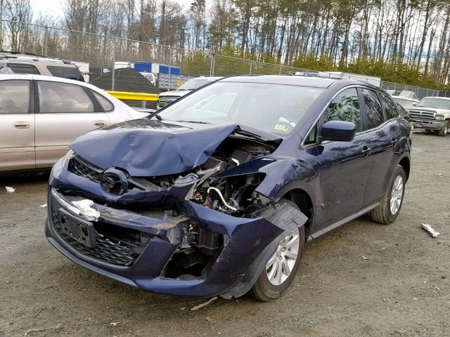 JM3ER2B51B0358721 - 2011 MAZDA CX-7 BLUE photo 2