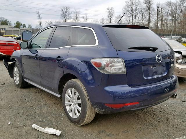 JM3ER2B51B0358721 - 2011 MAZDA CX-7 BLUE photo 3