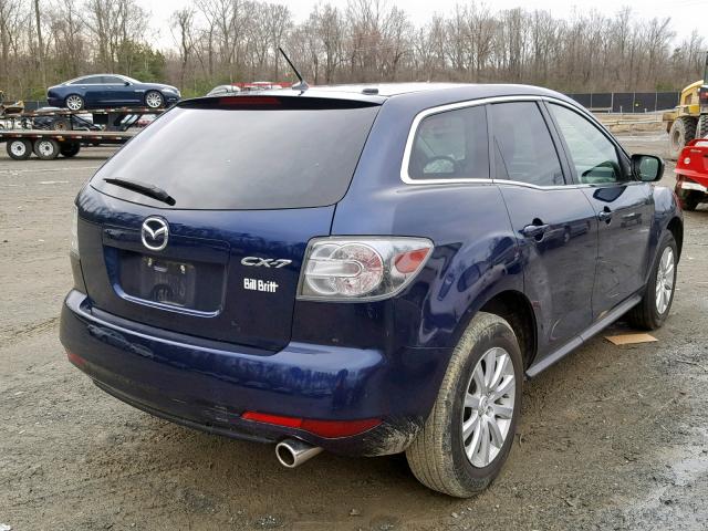 JM3ER2B51B0358721 - 2011 MAZDA CX-7 BLUE photo 4