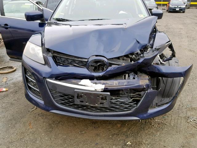 JM3ER2B51B0358721 - 2011 MAZDA CX-7 BLUE photo 9