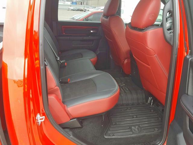 1C6RR6YT8HS684527 - 2017 RAM 1500 REBEL წითელი ფოტო 6