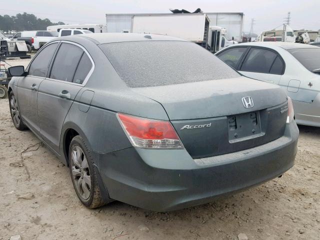 1HGCP26808A117599 - 2008 HONDA ACCORD EXL GREEN photo 3