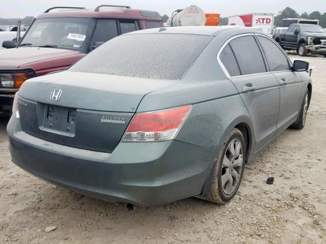 1HGCP26808A117599 - 2008 HONDA ACCORD EXL GREEN photo 4