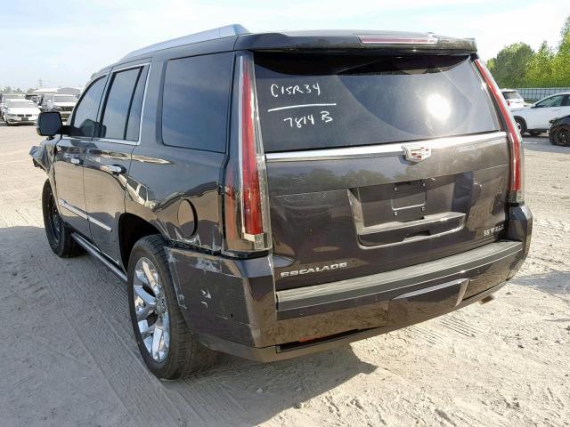 1GYS4CKJ3JR129233 - 2018 CADILLAC ESCALADE P BLACK photo 3