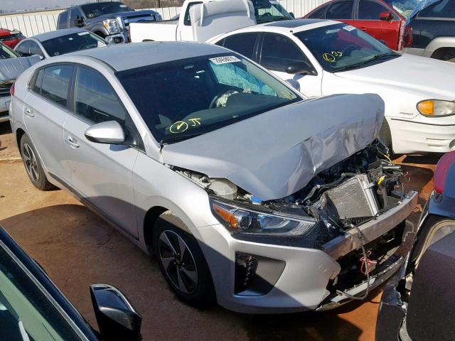 KMHC75LC5JU102945 - 2018 HYUNDAI IONIQ SEL SILVER photo 1