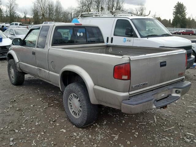 1GTCT19W518116167 - 2001 GMC SONOMA TAN photo 3