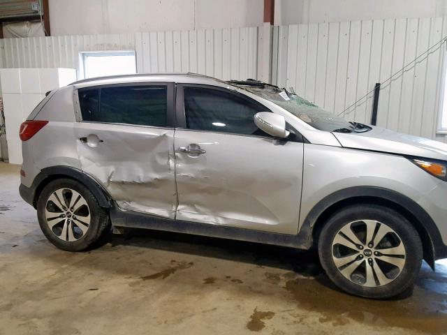 KNDPC3A27B7160569 - 2011 KIA SPORTAGE E SILVER photo 9