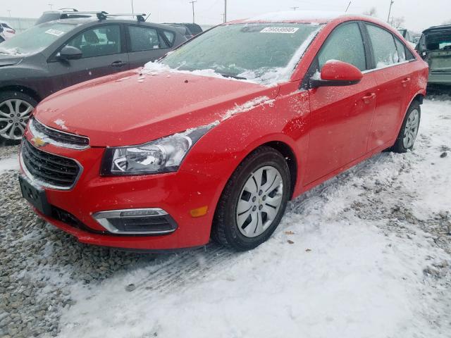 1G1PE5SB3G7227088 - 2016 CHEVROLET CRUZE LIMITED LT  photo 2