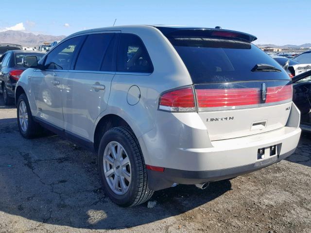 2LMDU68C27BJ06546 - 2007 LINCOLN MKX WHITE photo 3