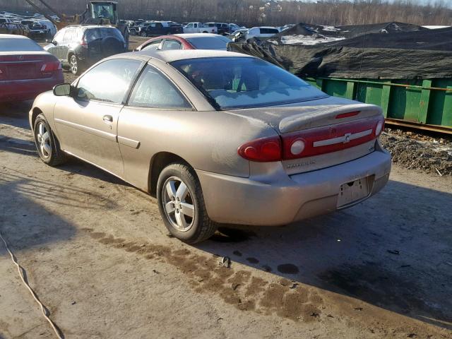 1G1JF12F437190187 - 2003 CHEVROLET CAVALIER L GOLD photo 3