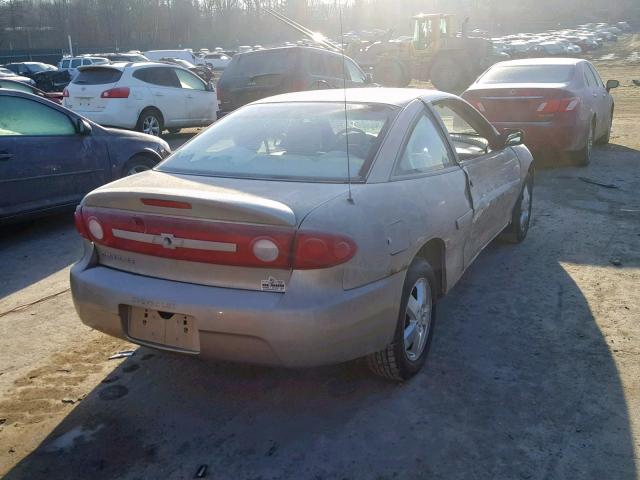 1G1JF12F437190187 - 2003 CHEVROLET CAVALIER L GOLD photo 4