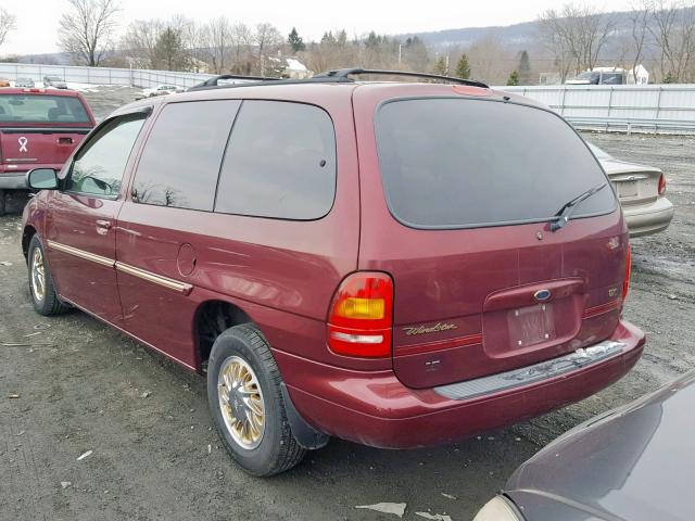 2FMZA5149WBD91364 - 1998 FORD WINDSTAR W MAROON photo 3