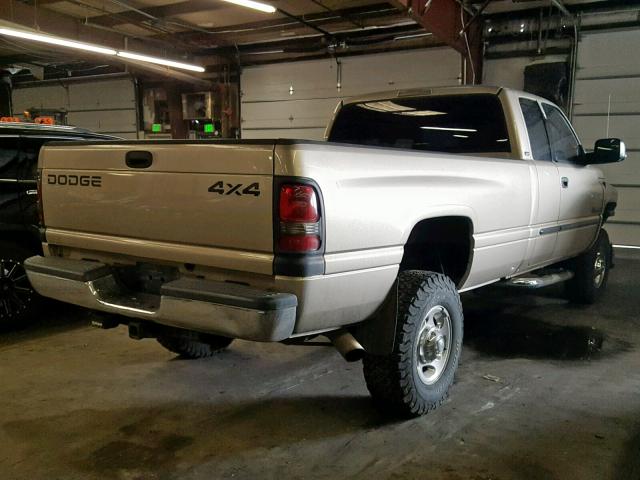 3B7KF23602M285222 - 2002 DODGE RAM 2500 GOLD photo 4